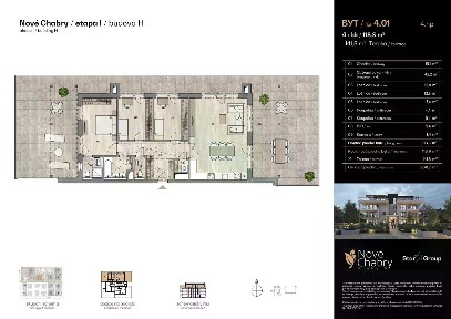 Prodej bytu 4+kk 118 m² Kadaňská, Praha - Dolní Chabry
