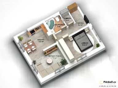 Prodej bytu 2+1 71 m² Nádražní, Chotětov