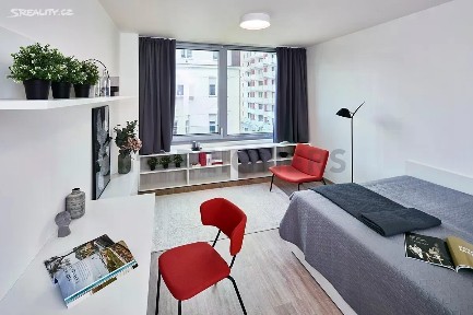 Pronájem bytu 1+kk 30 m² Kurta Konráda, Praha - Libeň