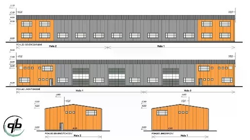 Prodej výrobní haly, prostoru 942 m²