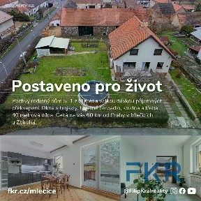 Prodej rodinného domu 234 m², pozemek 1045 m² Mlečice