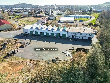 Prodej výrobní haly, prostoru 2573 m²