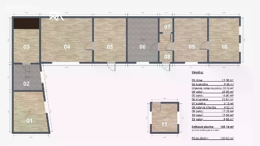 Prodej rodinného domu 180 m², pozemek 388 m² Na Husánku, Dlouhopolsko