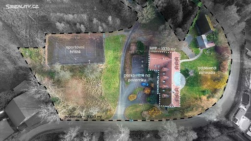 Prodej ubytovacího zařízení 1053 m² Pastviny