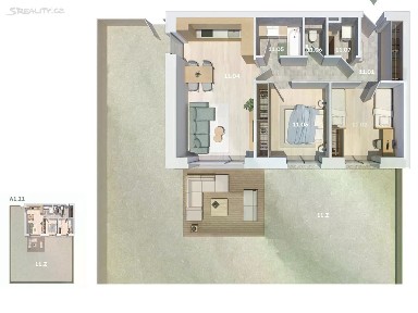 Prodej bytu 3+kk 71 m² Letohradská, Pečky