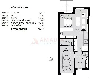 Prodej rodinného domu 143 m², pozemek 331 m² Jana Vlčka, Praha - Letňany