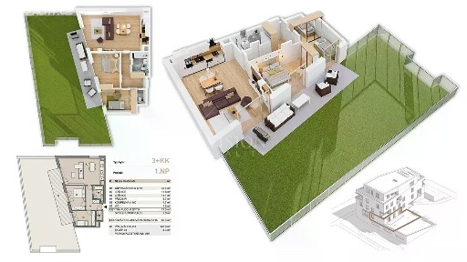Prodej bytu 3+kk 77 m² Příbram - Příbram V-Zdaboř