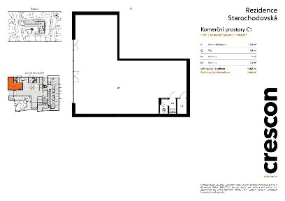 Prodej obchodního prostoru 72 m² Starochodovská, Praha - Chodov