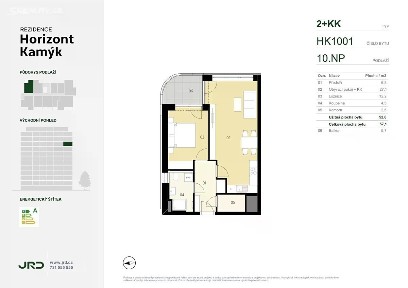 Prodej bytu 2+kk 53 m² Smotlachova, Praha - Kamýk