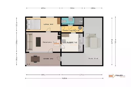 Prodej chaty 68 m², pozemek 951 m² Chatařská VI, Zadní Třebaň