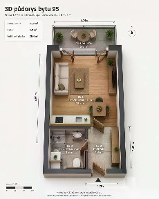 Prodej bytu 1+kk 35 m² Mantovská, Praha - Horní Měcholupy