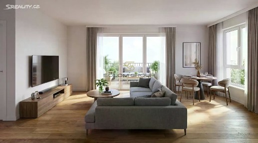 Prodej bytu 2+kk 46 m² Pod Harfou, Praha - Vysočany