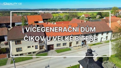 Prodej rodinného domu 418 m², pozemek 7507 m² Čikov