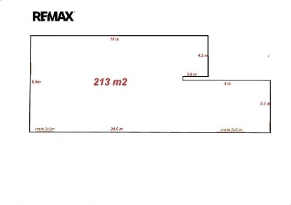 Pronájem skladového prostoru 213 m²