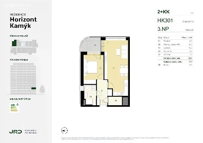 Prodej bytu 2+kk 47 m² Smotlachova, Praha - Kamýk