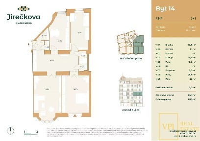 Prodej bytu 4+kk 115 m² Jirečkova, Praha - Holešovice