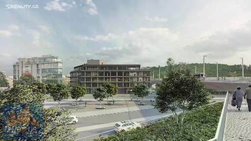 Pronájem kanceláře 198 m² Strakonická, Praha - Smíchov