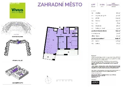 Prodej bytu 3+kk 81 m²