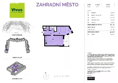 Prodej bytu 2+kk 60 m² Želivecká, Praha - Záběhlice