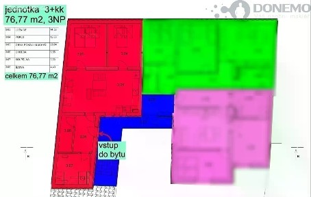 Pronájem bytu 3+kk 64 m² Palackého, Litovel