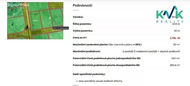 Prodej projektu na klíč 114 m², pozemek 954 m² Ostrov - Květnová