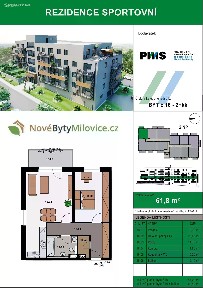Prodej bytu 2+kk 55 m²