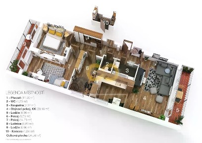 Prodej bytu 4+kk 94 m² Kaštanová, Brandýs nad Labem-Stará Boleslav - Brandýs nad Labem
