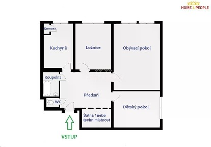 Prodej bytu 3+1 93 m²
