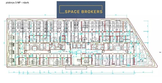 Pronájem kanceláře 330 m² Jankovcova, Praha - Holešovice