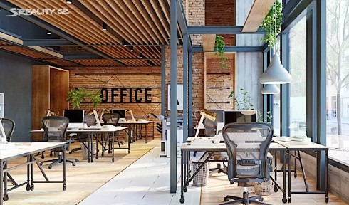 Pronájem kanceláře 1330 m² Praha - Praha 8