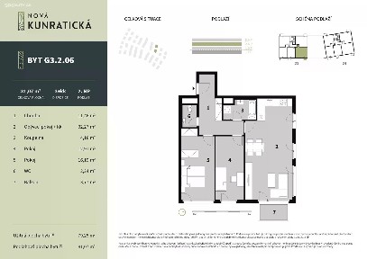 Prodej bytu 3+kk 79 m²