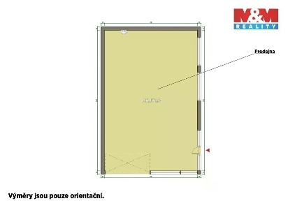 Pronájem obchodního prostoru 147 m²