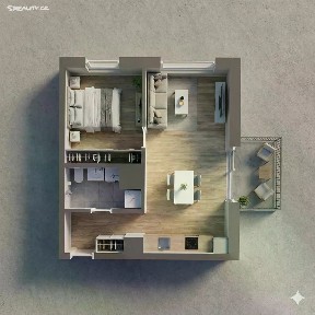 Prodej bytu 2+kk 50 m² Norská, Liberec