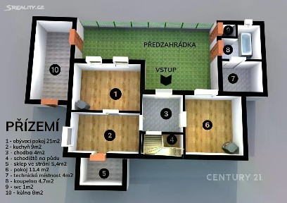 Prodej rodinného domu 72 m², pozemek 585 m² Letovice - Klevetov