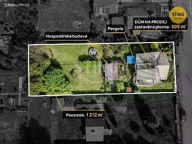Prodej rodinného domu 610 m², pozemek 1212 m²