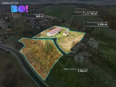 Prodej rodinného domu 460 m², pozemek 8514 m²