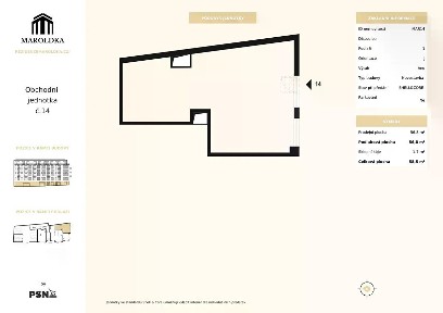 Prodej obchodního prostoru 57 m² Maroldova, Praha - Nusle