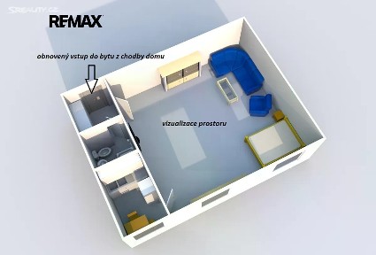 Prodej bytu 1+1 41 m²