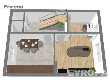 Prodej rodinného domu 180 m², pozemek 175 m² Ke Klimentce, Praha - Smíchov