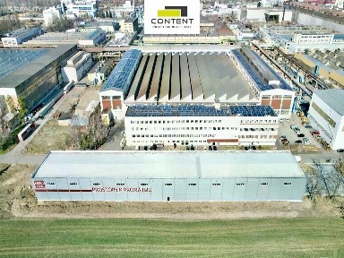 Pronájem výrobní haly, prostoru 2592 m²