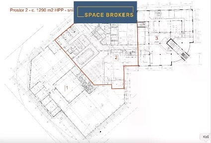 Pronájem obchodního prostoru 1290 m²