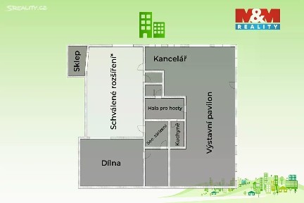 Prodej obchodního prostoru 400 m²