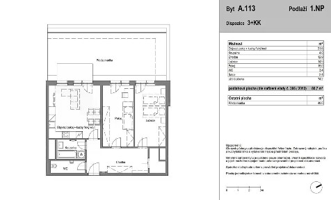 Prodej bytu 3+kk 130 m²