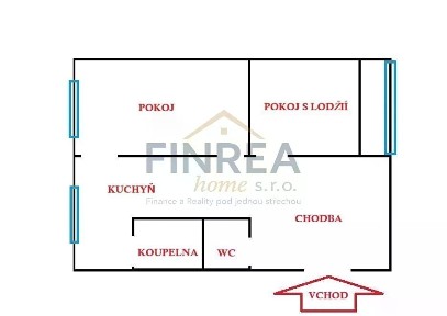 Prodej bytu 2+1 63 m² Borová, Chomutov