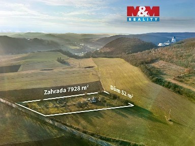 Prodej chaty 52 m², pozemek 7980 m²