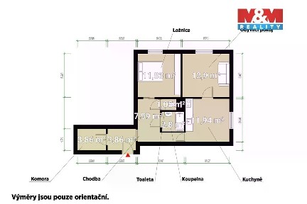 Prodej bytu 2+1 57 m² Bzenecká, Plzeň - Severní Předměstí