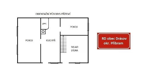 Prodej rodinného domu 60 m², pozemek 489 m²