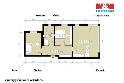 Prodej bytu 3+kk 70 m² U Tržiště, Plzeň - Jižní Předměstí