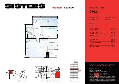 Prodej bytu 3+kk 81 m²