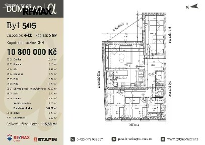Prodej bytu 4+kk 104 m² Dítětova, Plzeň - Lobzy